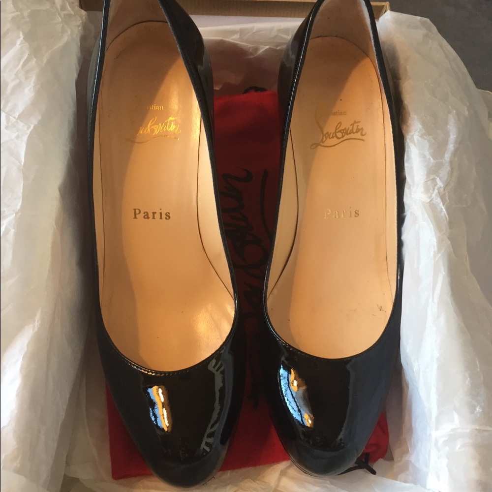 Christian Louboutin Simple 85mm Pump black 7M - Picture 3 of 8